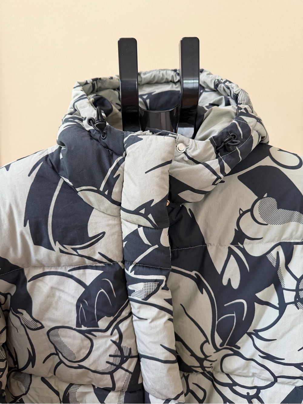 NWT H&M Sylvester Looney Tunes Streetwear Puffer Jacket M - Picture 4 of 9